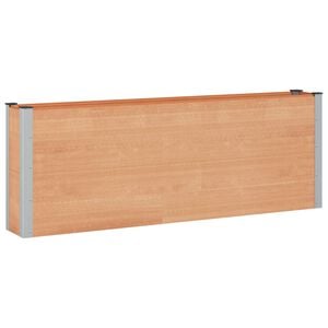 vidaXL Hochbeet Schwarz 50 x 30 x 36 cm alu.