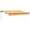vidaXL Einziehbare Markise Sand 450 x 350 cm Stoff und Aluminium