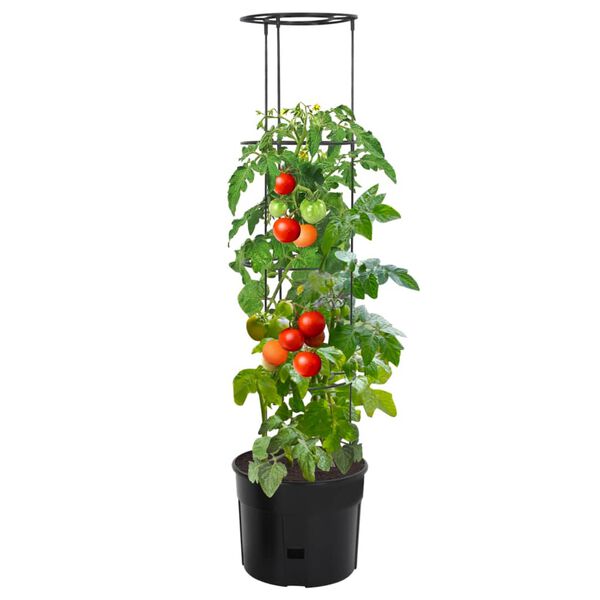 vidaXL Tomatentopf Anthrazit &Oslash;39x150 cm Polypropylen