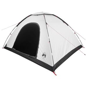 vidaXL Campingzelt 6 Personen Wei&szlig; Blackout