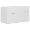 vidaXL Waschbeckenunterschrank Wei&szlig; 80x38,5x46 cm Holzwerkstoff