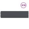 vidaXL Rasenkanten 10 Stk. Anthrazit 25x103 cm Kaltgewalzter Stahl
