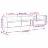 vidaXL TV-Schr&auml;nk Altholz 150 x 30 x 45 cm Holzwerkstoff