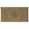 vidaXL Bereichsteppich Schwarz 60 x 110 cm Jute