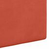 vidaXL H&auml;ngevorderseite Uni Rot-Orange 190 x 55 x 5 cm Cordstoff