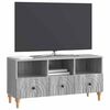 vidaXL TV-Schr&auml;nk Graues Sonoma 102 x 34,5 x 50 cm Holzwerkstoff