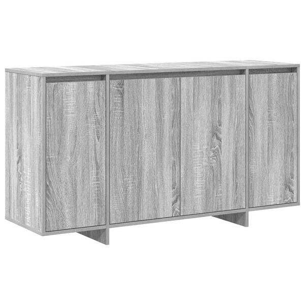 vidaXL Sideboard Graues Sonoma 135 x 41 x 75 cm Holzwerkstoff