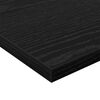 vidaXL Regalbrett 4 pcs Schwarz 60 x 30 x 1,5 cm Holzwerkstoff
