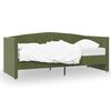 vidaXL Tagesbett USB Dunkelgr&uuml;n Samt 90x200 cm