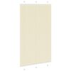 vidaXL Plissee Creme 115x200 cm Stoffbreite 114,4 cm Polyester