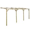 vidaXL Anlehn-Pergola B-Ware 2x5x2,2 m Massivholz Kiefer Impr&auml;gniert