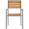 vidaXL Gartenstuhl 4 pcs Braun 56 x 57 x 87 cm Massivholz Akazie
