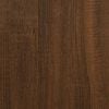 vidaXL Bettgestell ohne Matratze Braun Eiche 75x190 cm Holzwerkstoff
