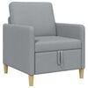 vidaXL Sofa mit Stauraum Hellgrau 72 x 78 x 87 cm Polyester