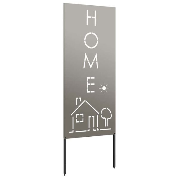 vidaXL Garten Sichtschutz-Leinwand Rostig 50 x 140 cm Wetterfeststahl