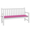 vidaXL Gartenbank-Auflage Rosa 150x50x4 cm Oxford-Gewebe