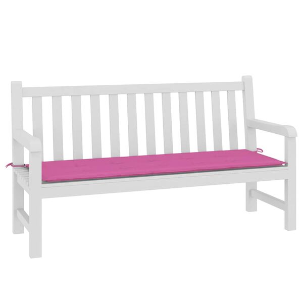 vidaXL Gartenbank-Auflage Rosa 150x50x4 cm Oxford-Gewebe