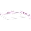 vidaXL Schreibtischplatte Unbehandelt 100x60x4 cm Massivholz Akazie
