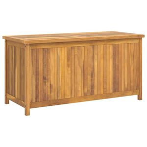 vidaXL Gartenbox 114x50x58 cm Massivholz Teak