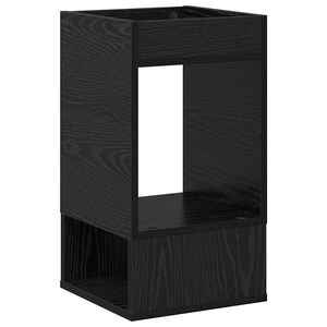 vidaXL Beistelltisch Schwarz Eichen-Optik 30 x 30 x 56 cm