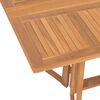 vidaXL Garten Essgruppe 7 pcs Braun 150 x 90 x 75 cm Massivholz Teak