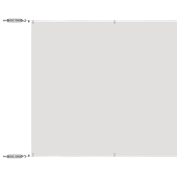 vidaXL Senkrechtmarkise Wei&szlig; 100x800 cm Oxford-Gewebe