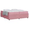 vidaXL Bettrahmen Rosa 200 x 200 cm Stoff