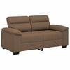 vidaXL 2-Sitzer-Sofa Braun 160x81x84 cm Stoff