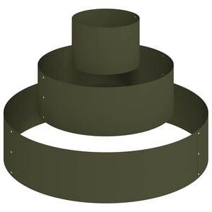 vidaXL Garten-Pflanzgef&auml;&szlig; Olive Gr&uuml;n 90 x 90 x 20 cm