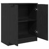 vidaXL Sideboard Schwarz 60 x 30 x 70 cm Holzwerkstoff