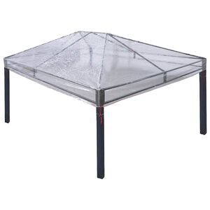 vidaXL Ersatzbezug f&uuml;r Pavillon 400 x 300 x 32 cm Transparent PVC