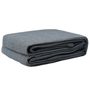 vidaXL Zeltteppich Blau und Grau 200 x 250 cm Polyethylen