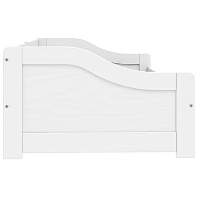vidaXL Tagesbett mit 2 Schubladen IRUN Weiß 90x200cm Massivholz Kiefer