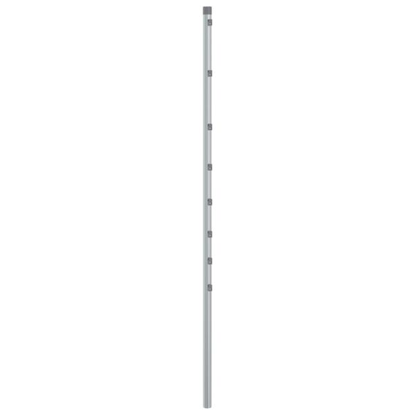 vidaXL Zaunpfosten 15 Stk. Silbern 150 cm Verzinkter Stahl