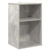 vidaXL Schallplattenschrank Betongrau 38 x 33 x 61 cm Holzwerkstoff