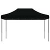 vidaXL Partyzelt Faltbar Pop-Up Schwarz 440x292x315 cm
