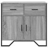 vidaXL Sideboard Grau Sonoma 79,5x35,5x74,5 cm Holzwerkstoff
