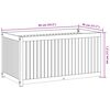 vidaXL Pflanzk&uuml;bel 85x45x44 cm Massivholz Akazie und Stahl