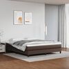 vidaXL Boxspringbettgestell Braun 180x200 cm Kunstleder