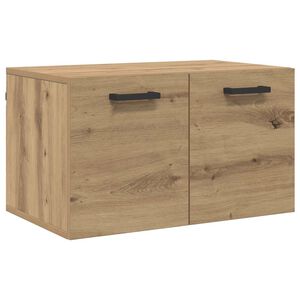 vidaXL Wandschrank 60 x 36,5 x 35 cm Holzwerkstoff Artisan-Eiche