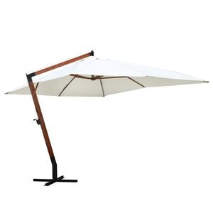 vidaXL Sonnenschirm 300x400 cm Wei&szlig;