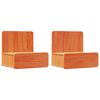 vidaXL Nachttisch 2 stk. Wachsbraun 44 x 32,5 x 40 cm