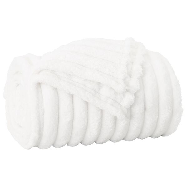 vidaXL Wohndecken 6 pcs Wei&szlig; 150 x 130 cm Fleece