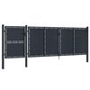 vidaXL Gartentor Metall 4x1,75 m Anthrazit