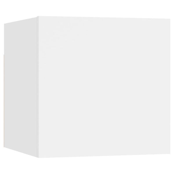 vidaXL 5-tlg. TV-Schrank-Set Weiß Holzwerkstoff