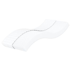 vidaXL Schaumstoffmatratze Wei&szlig; 80x210 cm H&auml;rtegrad H2 H3