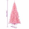 vidaXL Weihnachtsbaum mit 300 LEDs mit St&auml;nder Rosa 180 cm PVC