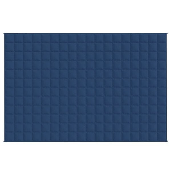 vidaXL Gewichtsdecke Blau 122x183 cm 5 kg Stoff