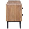 vidaXL TV-Schrank 120 x 30 x 45 cm Massivholz Teak