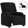 vidaXL Relaxsessel Elektrisch Schwarz Stoff